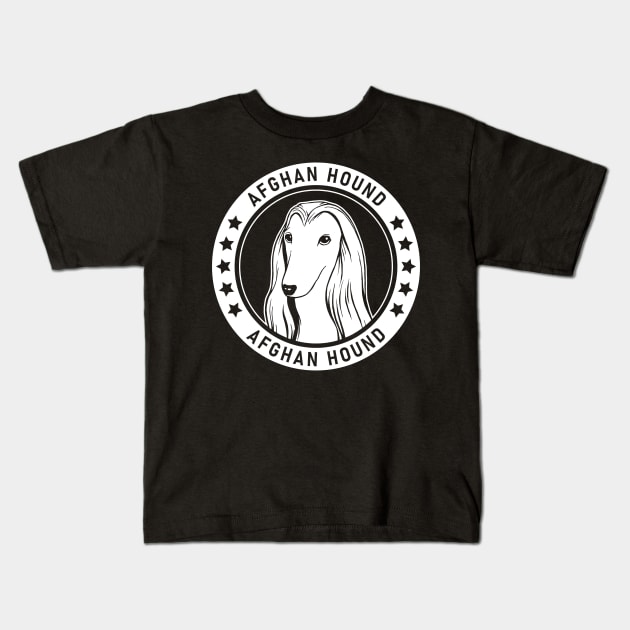 Afghan Hound Fan Gift Kids T-Shirt by millersye